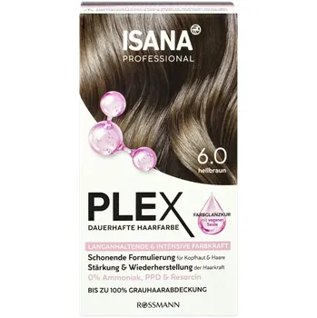 Barva na vlasy ISANA Professional Barva na vlasy Plex 60 Světle hnědá