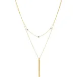 Dámský dvojitý náhrdelník ze žlutého zlata 47-50 cm JMG0101WGN48 + DÁREK ZDARMA