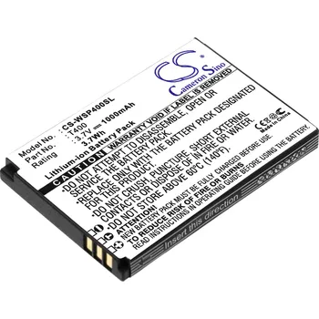 Baterie pro mobilní telefon Baterie Cameron Sino CS-WSP400SL, Li-Ion, 1000