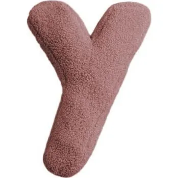 plyšák MEALINI Plyšové písmeno Růžové Y