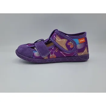 Dívčí bačkory Dětské bačkůrky Milami 118-8PZ Purple 25