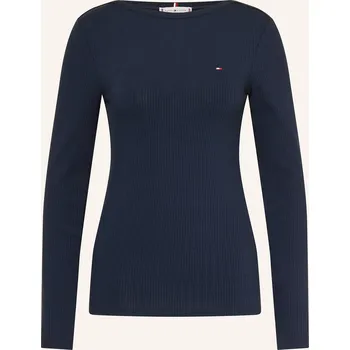 Tommy Hilfiger Dámské Tričko S Dlouhým Rukávem, tmavě modrá, 38