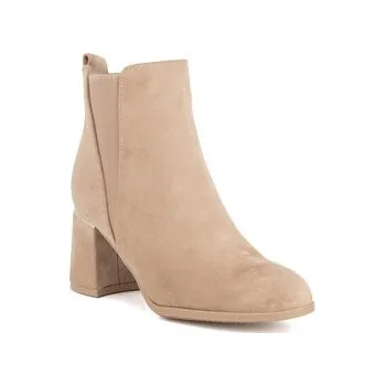 Dámské kozačky Polokozačky Jenny Fairy WFA3048-1 Béžová 37