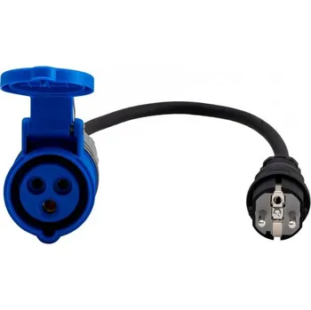 elektrický kabel Adaptér z 16A 250V na zásuvku 16A 3p