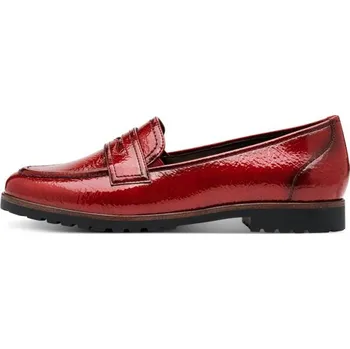 Dámské mokasíny Tamaris mokasíny 24239 red patent lak, velikost 41