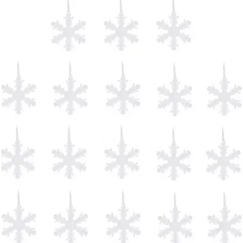 Vánoce Set závěsných sněhových vloček 18 ks |typ 4