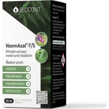 Insekticid NeemAzal - biologický insekticidní přípravek proti savým a žravým škůdcům, 50 ml