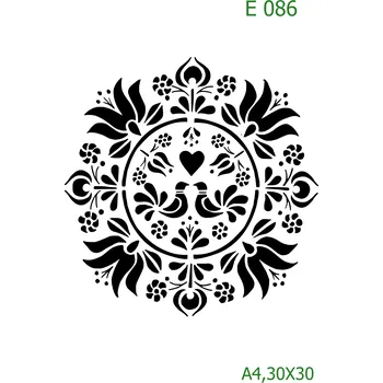 Šablona E 086 - A4 , Nelepící folie