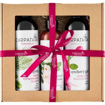 Kosmetická sada Carpathia Herbarium Dárková sada Herbarium hebkost a regenerace