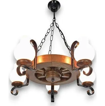 Brilagi - Lustr na řetězu ROATA 5xE14/40W/230V buk/ořech