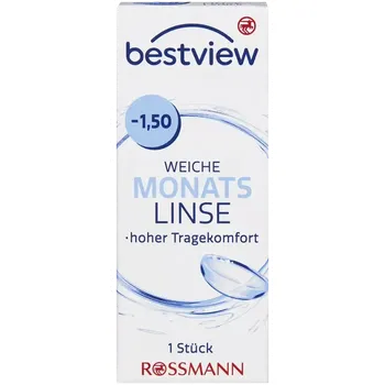 Kontaktní čočky Best View Měsíční kontaktní čočky -1,50