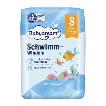 Plena Babydream Plenkové kalhotky 4–9 kg, vel. S 12 ks