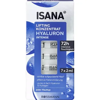 Pleťový krém ISANA Pleťové ampule Hyaluron Intense Lifting Konzentrat 14 ml