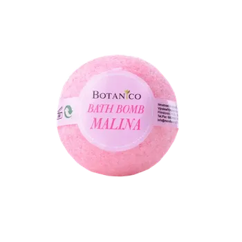 Koupelová pěna Botanico Bomba do koupele s vůní maliny 50 g