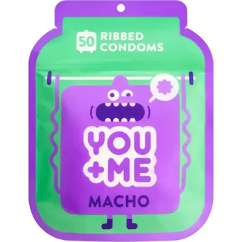 Kondom YOU & ME Kondomy vroubkované Macho 50 ks 50 ks