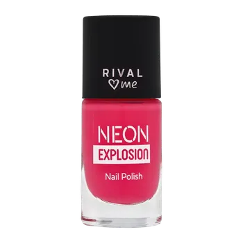 Přípravek na nehty RIVAL Loves Me Lak na nehty Neon Explosion 09 coral pink 8 ml
