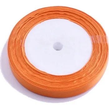 Stuha Stuha saténová 12mm Barva: oranžová