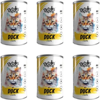 Krmivo pro kočku TUF TUF Meal s kachnou - mokré krmivo pro kočky - 6x400g