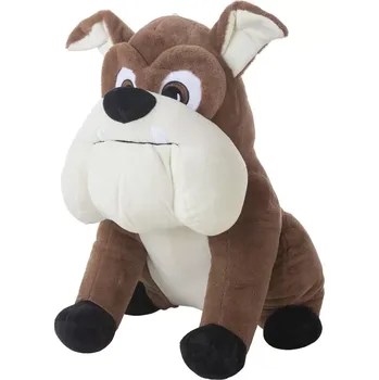 plyšák Tmavě hnědý buldog od firmy Llopis - 35 cm (Bulldog 35 cm)