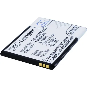 Baterie pro mobilní telefon Baterie Cameron Sino CS-NGF520SL, Li-Ion, 1400