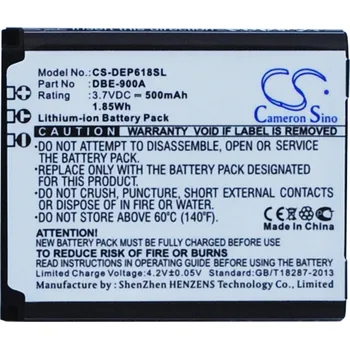 Baterie pro mobilní telefon Baterie Cameron Sino CS-DEP618SL, Li-Ion, 500