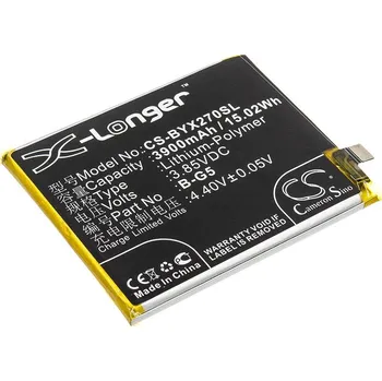 Baterie pro mobilní telefon Baterie Cameron Sino CS-BYX270SL, Li-Polymer, 3900