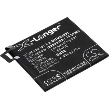 Baterie pro mobilní telefon Baterie Cameron Sino CS-MUM540XL, Li-Polymer, 2850