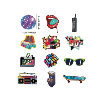 Karnevalový doplněk dovoz Girlanda retro 90. léta 16975_03