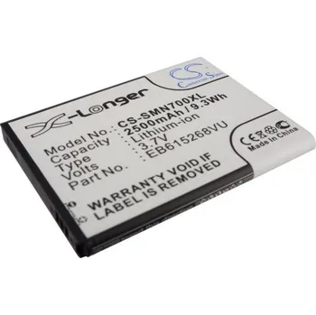 Baterie pro mobilní telefon Baterie Cameron Sino CS-SMN700XL, Li-Ion, 2500