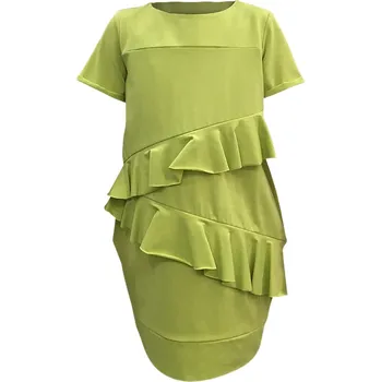 Dívčí šaty Dívčí šaty JANA POLAK-Frill girl limet Zelená 116/122