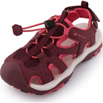 Chlapecké sandály Dětské sandály Alpine Pro Lamego Velikost bot (EU): 28 / Barva: červená