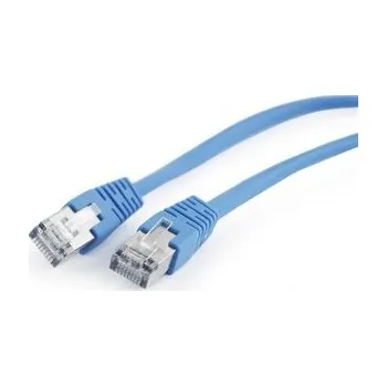 Síťový kabel Gembird patch kábel CAT5e, FTP, 0.5 m, modrý