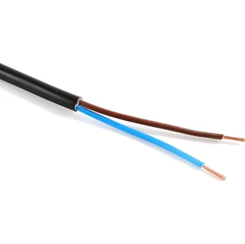 elektrický kabel Kabel CYSY H05VV-F 2x1,5 NKT - černý
