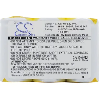 Baterie Cameron Sino CS-HVS221VX, Ni-Mh, 3000