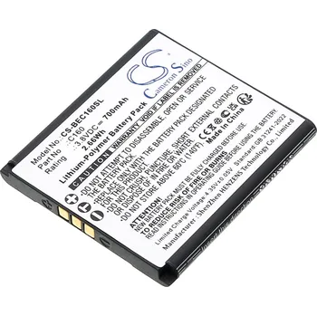 Baterie pro mobilní telefon Baterie Cameron Sino CS-BEC160SL, Li-Polymer, 700