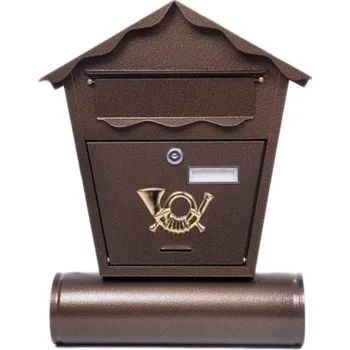 Poštovní schránka Poštovní schránka ST101 s tubou měď antik