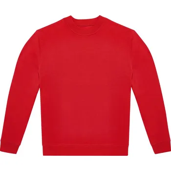 Pánská mikina B&C Unisex mikina Crew ID.332 Velikost: XS, Barva: červená