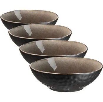 Mäser Sada misek Niara Organic 17,5 cm, 4 ks, černá