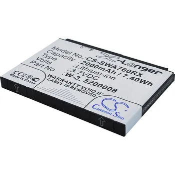 Baterie Cameron Sino CS-SWA760RX, Li-Ion, 2000