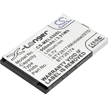 Baterie pro mobilní telefon Baterie Cameron Sino CS-MEL530SL, Li-Ion, 950