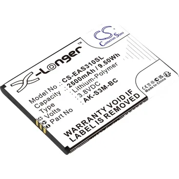 Baterie pro mobilní telefon Baterie Cameron Sino CS-EAS310SL, Li-Polymer, 2500