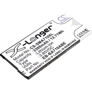 Baterie pro mobilní telefon Baterie Cameron Sino CS-SMA710XL, Li-Ion, 3300