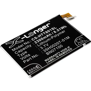 Baterie pro mobilní telefon Baterie Cameron Sino CS-HTT801SL, Li-Polymer, 2300