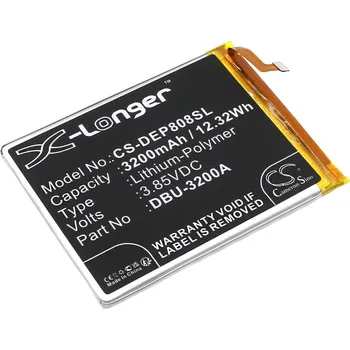 Baterie pro mobilní telefon Baterie Cameron Sino CS-DEP808SL, Li-Polymer, 3200