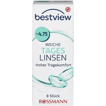Kontaktní čočky Best View Denní kontaktní čočky -4,75 8 ks