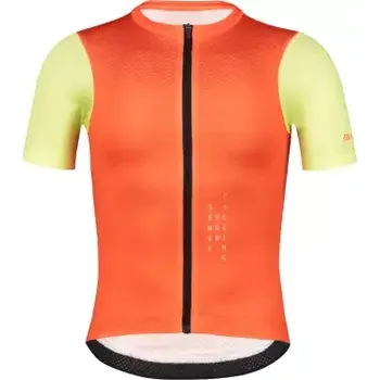 cyklistický dres Force Limit Kid MTB dětský dres oranžová vel. 141/153