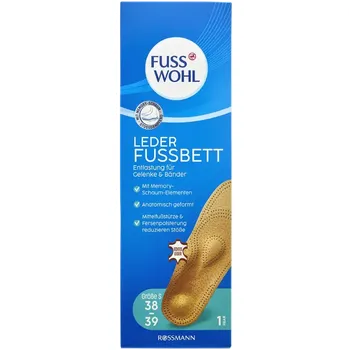 Vložka do bot Fusswohl Kožené vložky do bot 38/39