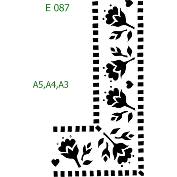Šablona E 087 - A4 , Lepící fólie
