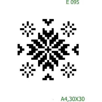 Šablona E 095 - A4 , Nelepící folie
