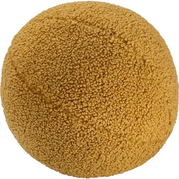 Polštář Hnědý dětský pohovkový polštář z textilie bouclé Ball – Wigiwama ID_1787284
